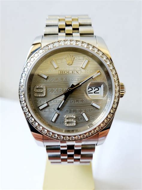 rolex datejust ghiera brillanti prezzo|rolex datejust anni 50.